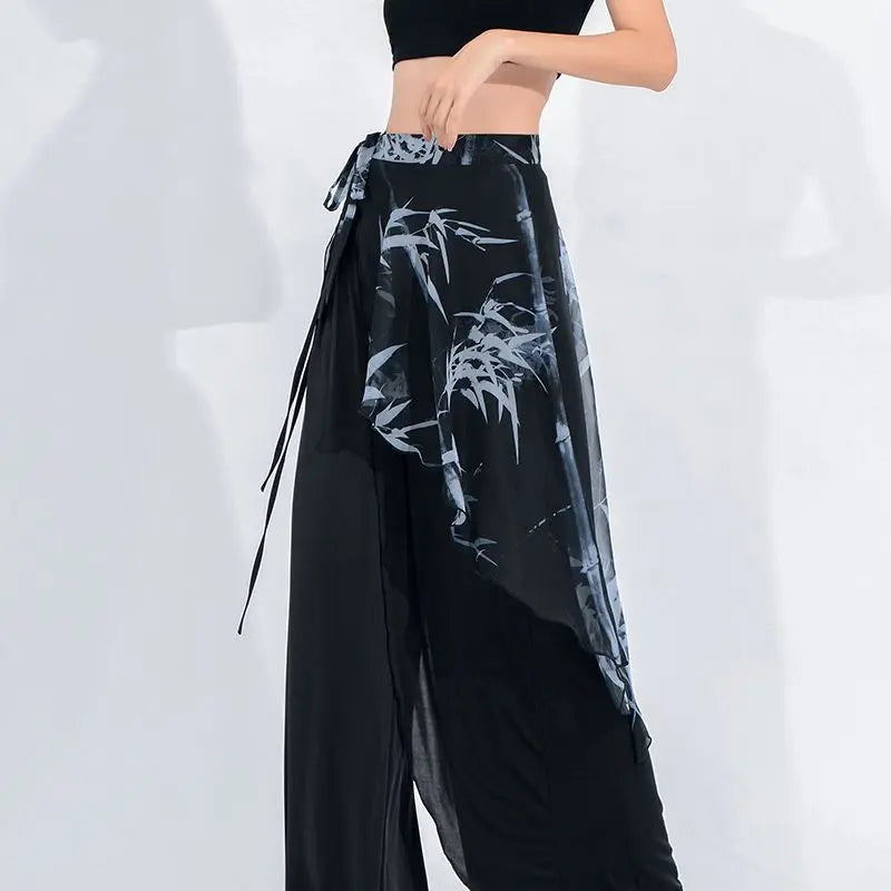 Chiffon Wrap Skirt Scarf - Sheer Sand Feel Flowy Dance Skirts for  Classical Dance, Modern Dance, Hip Scarf