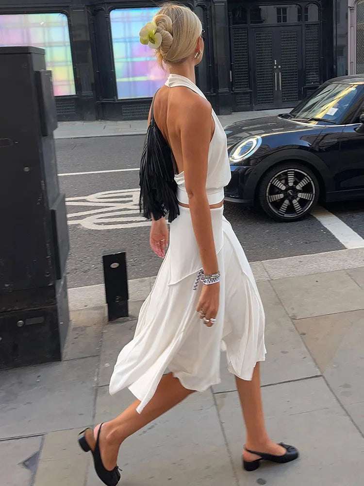 Casual Irregular Lace Up Skirts Women Fashion Sexy Low-Waisted Solid Skirts 2026 Summer Beach Fashion Streetwear Ladies
