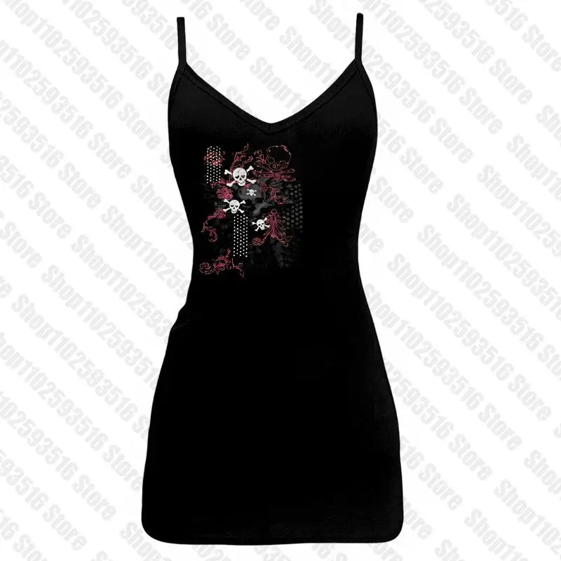 Aesthetic Clothing T-shirt Baby Tees Y2k Tops Crop Top Women Gothic Grunge Clothes Y2k Kitty 90s Clothes Vintage Kpop Goth Emo